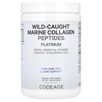 Codeage, Natūralių jūrinių kolageno peptidų milteliai, Platinum, Beskonis, 11,5 uncijos (326 g)