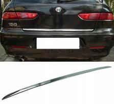 Alfa Romeo 156 SW chromo bagažinės apdaila – bagažinės dangčio akcentas – aukščiausios kokybės automobilio galinės detalės – blizgesio stiprinimo bagažinės tiuningas