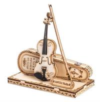 Klasikinė 3D instrumentinė medinė dėlionė (Smuikas)