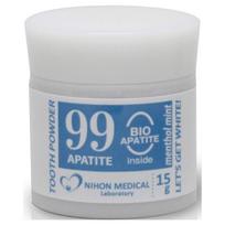 NML BIO Apatite Dantų milteliai balinantis dantų miltelių rinkinys, 15 g gray