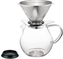 Macmar kavos lašintuvas Cafe metalinis ir kavos puodas 500 ml AA0112 white