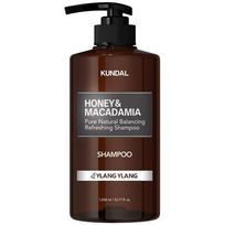 Kundal Honey & Macadamia Nature Shampoo Ylang Ylang Fragrance, 1.058L, 1 unit black