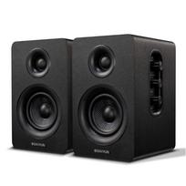Sanyun SW208 aktyvūs lentyniniai garsiakalbiai 60 W anglies pluošto garsiakalbių blokas DAC dinaminis 3D erdvinis garsas Kompiuteris PC monitorius Žaidimų garsiakalbiai 3  Bluetooth5.0 juoda