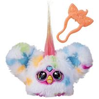 Hasbro Furby Furblets Lure Mini Furby Language Powered Plush Ages Authentic Friend, 45+ Sounds, Only, Toy, 6+, Multicolor, G1613, white