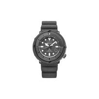 SEIKO PROSPEX serijos saulės energija varomas kvarcinis mechanizmas silikoninis dirželis vyriškas laikrodis juodas ciferblatas SNE537P1 juoda
