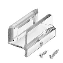 Stumdomos dušo durys apatinis bėgelis 3 8 stiklinės dušo durys plastikinis bėgelio griovelis 2 vnt. 1PCS white
