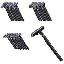 Dwitree Black 2-blade disposable razor, 1 pack, 30 pieces ,Korean razor blade black