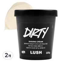 Lush Dirty Shaving Cream, 225g, 2 units black