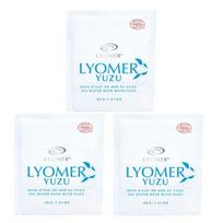 [Rhomer] French seawater bath salt, 3-piece citron set white