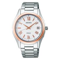 [Seiko laikrodis] Dolce Solar Radio Titanium Model White Dial SADZ200 Men's Silver sidabras