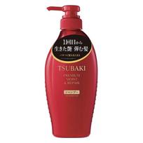 Tsubaki Premium Moist Repair Shampoo Floral Fruity Fragrance, 490ml, 1 unit brown