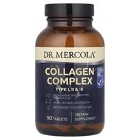 Dr. Mercola, kolageno kompleksas, tipai I, II, III, 90 tablečių
