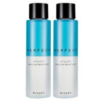 Missha Perfect Lip & Eye Remover, 310ml, 2 units blue