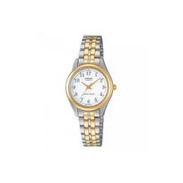 CASIO Women's Standard Series White Watch LTP-1129G-7BRDF beige