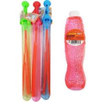 „Stick King“ muilo burbulai, didelės talpos 280 ml x 3p + papildymo skystis 500 ml korėjietiškų vaikų žaislų rinkinys pink