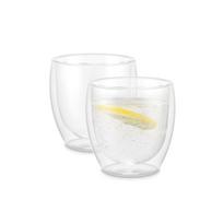 BODUM Bodum PAVINA Pavina dvigubos sienelės stiklas 250 ml rinkinys iš 2 [Autenti] 4558-10J white