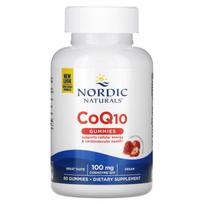 Nordic Naturals, CoQ10, strawberry, 100mg, 60 gummies