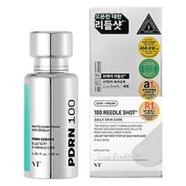 VT Cosmetics PDRN 100 Essence 30ml + Reedle Shot Stick Pouch 2ml 10p Set gray