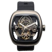 MINBER Automatinis skeletinis mechaninis laikrodis Juodas Vyriškas M9172G-GR gray