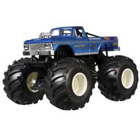 Hot Wheels Monstras Sunkvežimis Didelis Dydis Bigfoot Miniatiūrinis Automobilis Mastelio Transporto Priemonė Žaislas nuo 3 Metų Amžiaus 124 (GWL11) gray