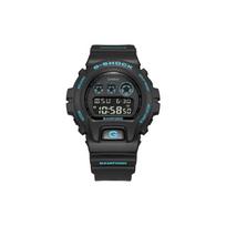 CASIO G-SQUAD serija G-shock × BAMFORD bendradarbiavimo riboto leidimo skaitmeninis ekranas Kvarcinis dervos dirželis vyriškas laikrodis juodas ciferblatas DW-6900BWD-1DR juoda