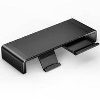 Klearlook Monitor Desk 50kg Weight Width Laptop Monitor Desk Keyboard Tray Black Stand, Stand, Capacity, Foldable, Three-Stage Adjustment, Stand, juoda