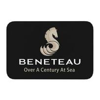 Beneteau Burinio Laivo Logotipas Durų Kilimėlis Neslystantis Virtuvės Vonios Kilimėlis Tualeto Grindų Įėjimo Kilimas 60cm x 90cm beige