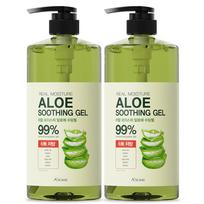 Asome 99% Aloe Vera Aloe Soothing Gel Didelės talpos drėkinamasis kremas 1000ml, 2 vnt. beige