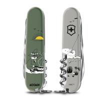 VICTORINOX Moomin Camp alpinistas Šveicarijos armijos peilių daugiafunkcinis rinkinys nelaimių prevencijos prekės Šveicarijoje pagamintas daugiafunkcis įrankis su 14 funkcijų Prekių dovana gray