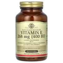 Solgar, natural source vitamin E, 268mg (400IU), 100 softgels