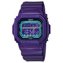 CASIO G SHOCK Kvarcinis Mechanizmas Dervos Dirželis Laikrodis Vyriški Laikrodžiai Violetinis Ciferblatas GLS-5600KL-6 Purple Watch Dial blue