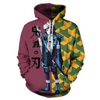 Demon Slayer Tanjirou Nezuko Kochou Shinobu Agatsuma Zenitsu Megztinis Cos Hoodie S black