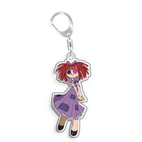 For The Amazing Digital Circus Ragatha Pomni Gangle Kinger  Acrylic Selfmade Cute Cartoon Anime Keychain Pendant Toy Gifts 5cm 5cm gray