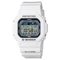CASIO Vyriškas G-SHOCK GLX-5600-7JF [G-LIDE] Kvadratinis Laikrodis Balta Derva Skaitmeninis Case: 46.7*43.2*12.7mm/52.5g