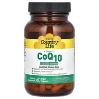 Country Life, Vegan CoQ10, 100mg, 60 Veggie Capsules