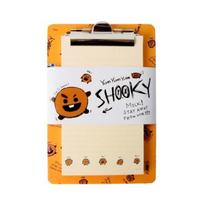 Line Friends BT21 Clipboard + Pad Set 155 x 250 mm, Suki, 2 komplektai beige
