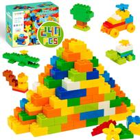 240 vnt. didelių dalelių kaladėlių žaislas, suderinamas su Duplo, Anpanman kaladėlių pakeitimas, žaidimui namuose, edukacinis žaislas, statybinės kaladėlės, žaidimų įranga, vaikai blue