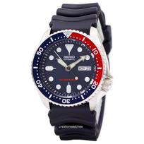 Restauruotas Seiko Automatinis Nardytojų Laikrodis SKX009 SKX009K1 SKX009K Vyriškas mėlyna