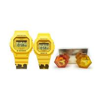 CASIO Unisex Pair Table Series 55mm Yellow Watch SLV-22B-9PFH SLV-22B-9PFH yellow