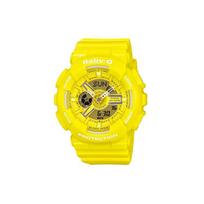 Casio Baby-G Theme Series Trendy Vitality Street Quartz Movement Resin Strap Watch Women watches Yellow BA-110BC-9 Yellow Strap yellow