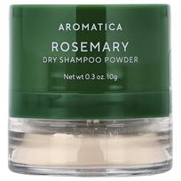 Aromatica Dry Shampoo Powder, Rosemary, 10g (0.3oz) black