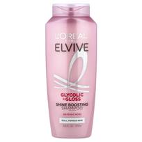 L'Oréal, Elvive, Glycolic + Gloss, Shine Boosting System, for dull and porous hair, 375ml (12.6 fl oz) white