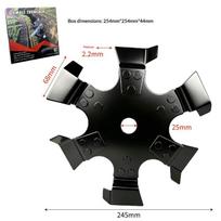 1 vnt. Mažas kultivatorius Dirvos purenimo, gilaus arimo, ravėjimo ir žolės pjovimo dalys Mangano plienas 245 mm Griovimo ratas A1 black