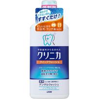 LION Clinica Quick Wash Nealkoholinis burnos skalavimo skystis 450ml (Kvazi-narkotikas) Karieso prevencijai Skalaukite burną 20 sekundžių ir tada išspjaukite. Yra