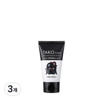 Tony Moly Taco Pore Sebum Soaking Peel Off Pack, 1 pack, 3 packs black