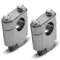 ZETA RACING Vairo Pakėlimo Rinkinys 30mm Aukštyn Titano Spalva Standartinio Skersmens (22,2 mm) Vairo Padėties Keitimas Važiavimo Pozicija Stačia Ilgos Kelionės Purvo Entuziastas gray