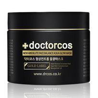DOCTORCOS Shape Control Aqua Glow Gold Label Water Glow Mask Pack, 110ml, 1 piece black