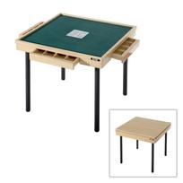 BLITZER Secret Mahjong stalas BMJ35M-AK Mahjong stalas, kuris virsta valgomojo stalu, taškų lazdelės stalčius, žaidimo lenta komplekte, 74cm x 74cm x aukštis