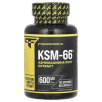 Ksm-66, Ashwagandha Root Extract, 600Mg, 60 Capsules