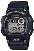 CASIO - Laikrodis ant riešo - W-735H-1AJH - Kolekcija Juodas vyriškas laikrodis - Juodas, Vyriškas - Atsparus vandeniui juoda